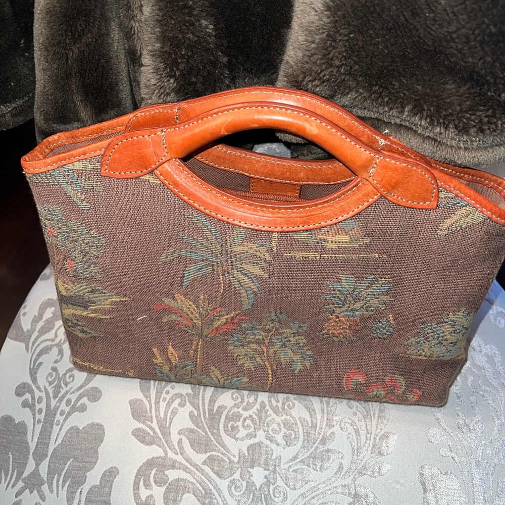 Stylish Brown and Tan Tote Bag